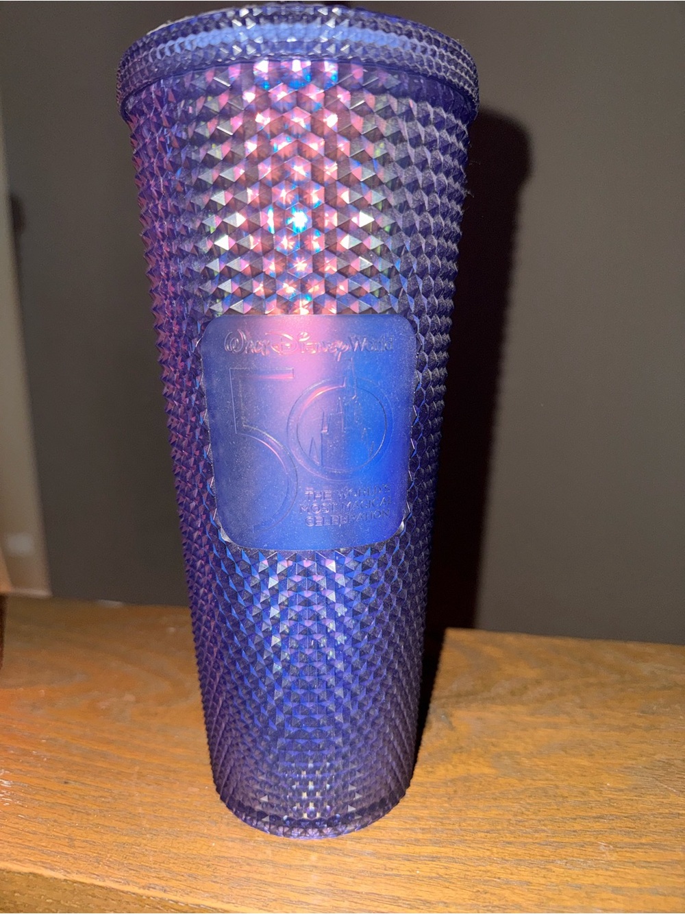 Disney 50th Anniversary Studded Tumbler - Iridescent . Disney World